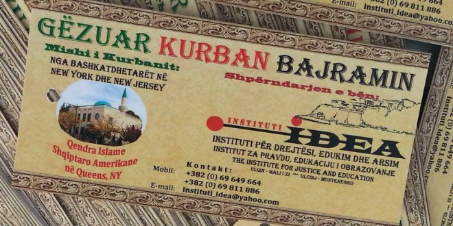 Instituti IDEA shpërndau mish Kurbani, 15.10.2013