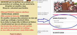 ABONOHU për tu njoftuar me artikujt e ri që postohen në webfaqe…